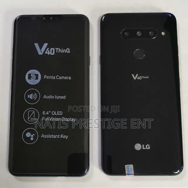 New LG V40 ThinQ 128 GB Black