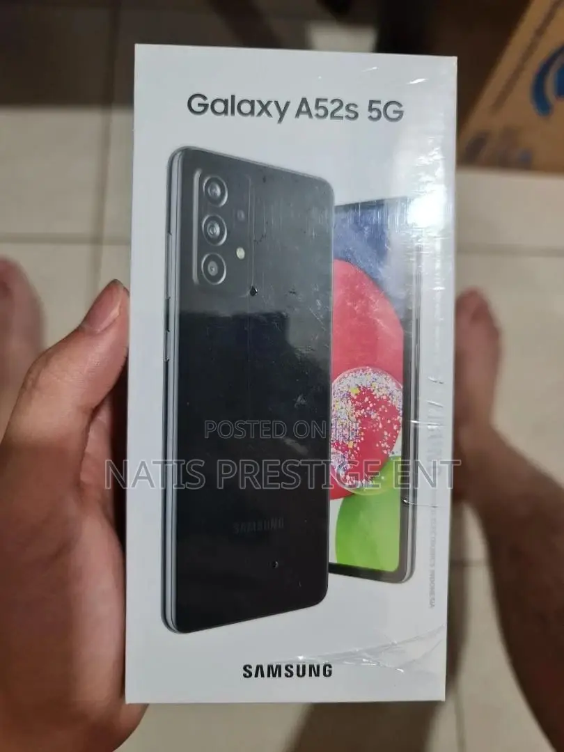 New Samsung Galaxy A52s 5G 128 GB Black