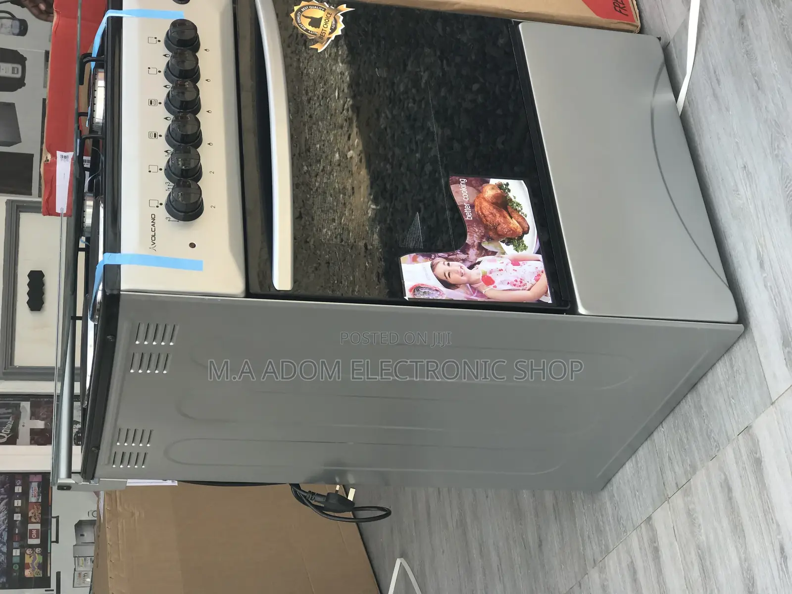 Take in Volcano 50x50 (2x2) Gas Cooker With Oven Grill