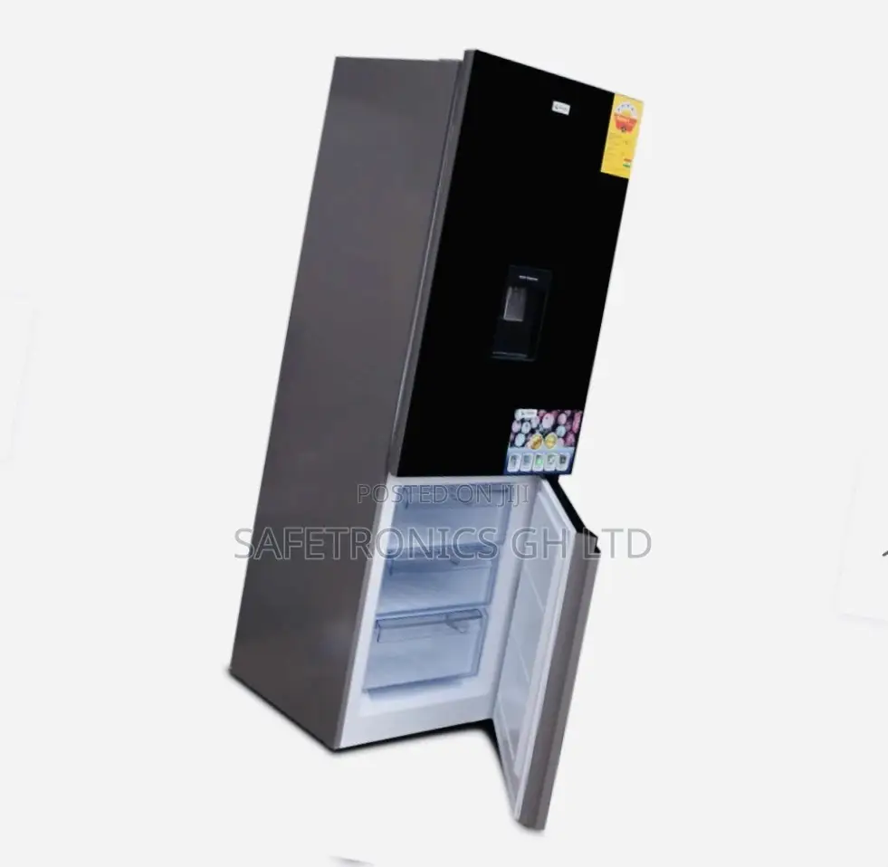 Pearl PF-540IXWD Bottom Freezer Refrigerator [417L] BLACK
