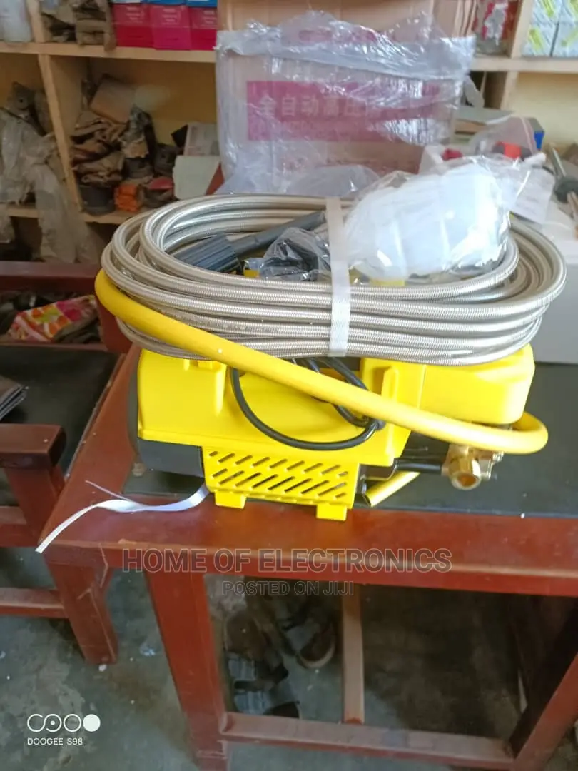 Yellow Color High Pressure Car Wash Machine