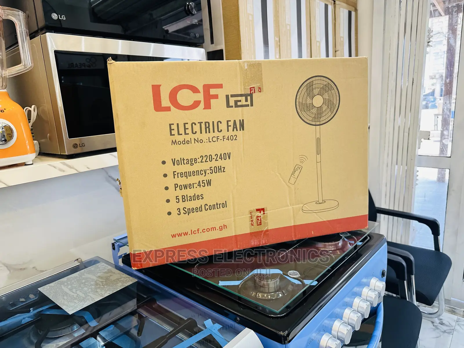 Brand New Fan Standing LCF Sleek Design