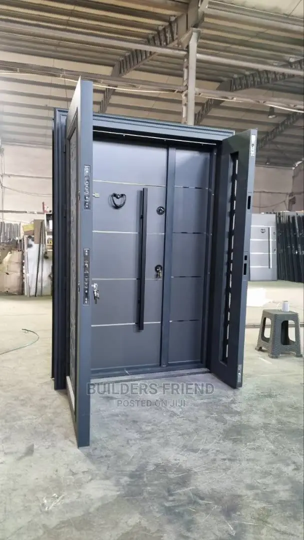 Gray Turkish Door in Heavyduty Security Complete Set