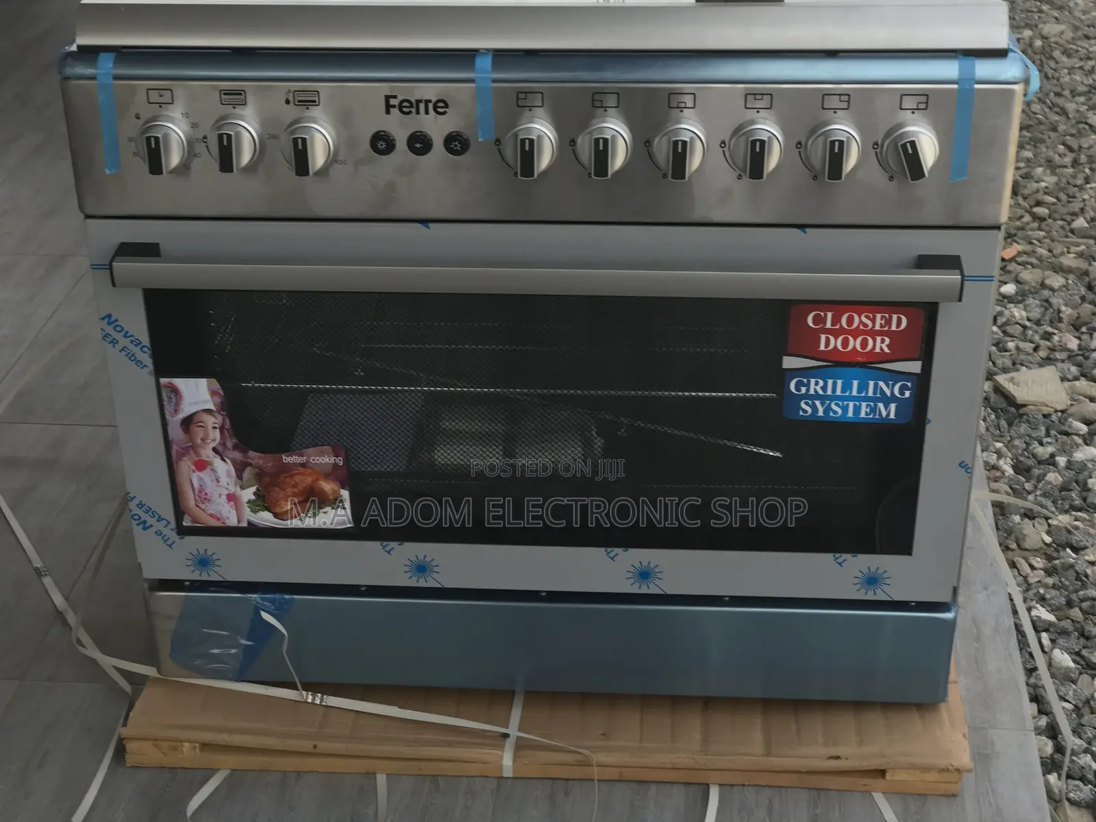 Procure Ferre 6B All Gas Cooker With Oven Grill