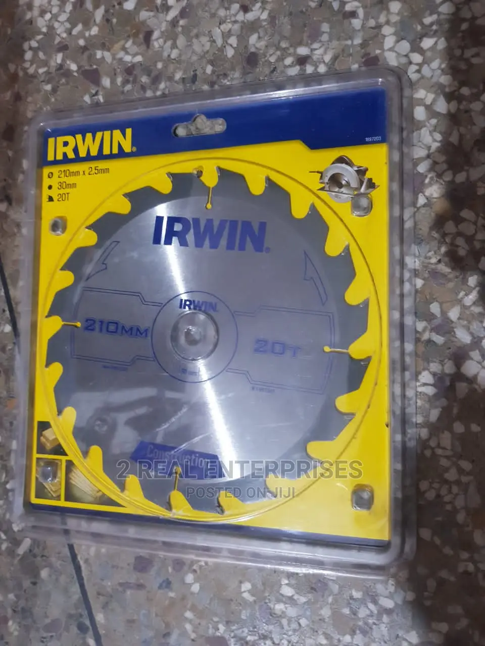 Irwin Circular Saw Blade 210mm 20t