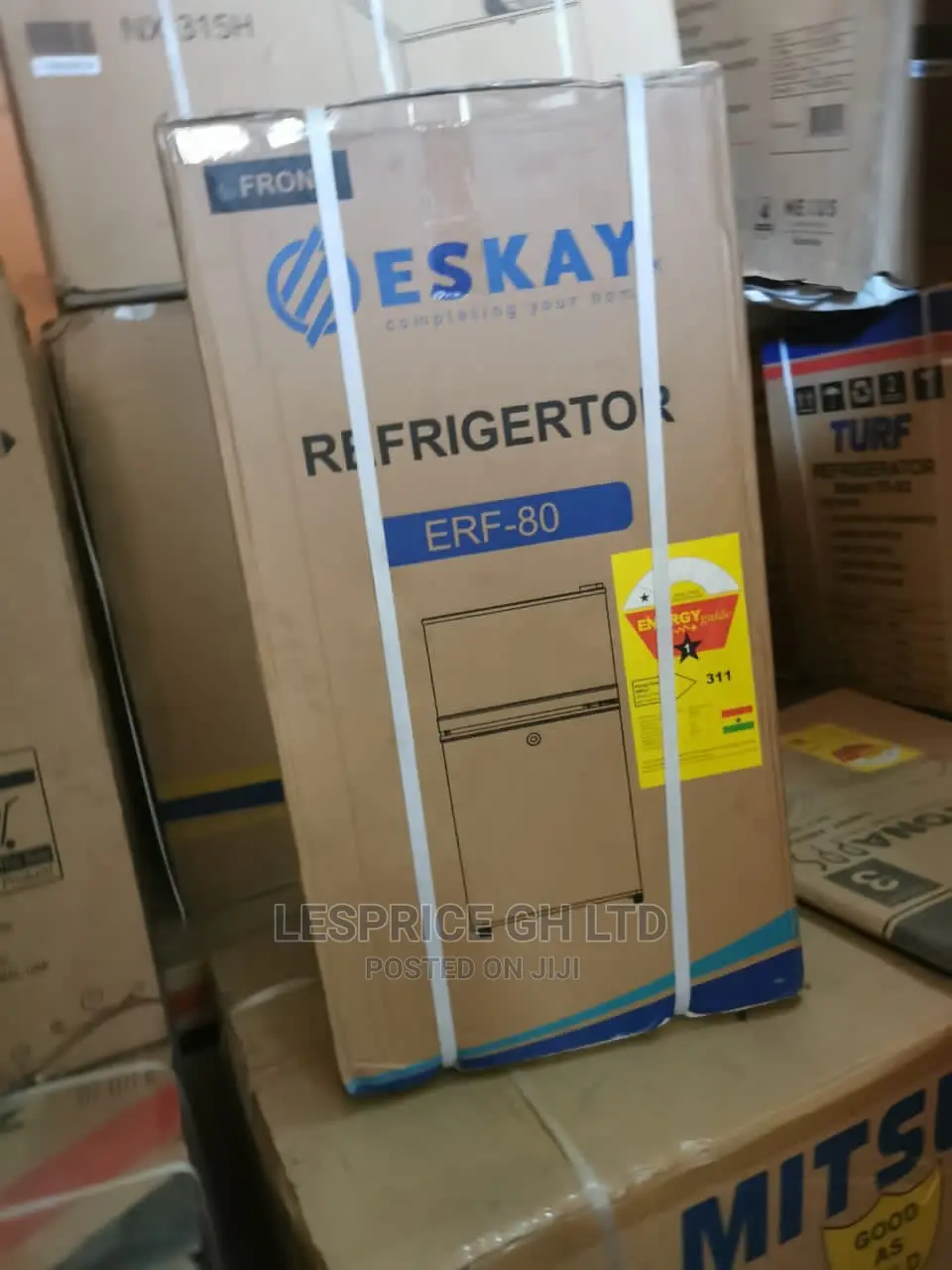 Faster Cooling Eskay Tabletop Double Door Fridge