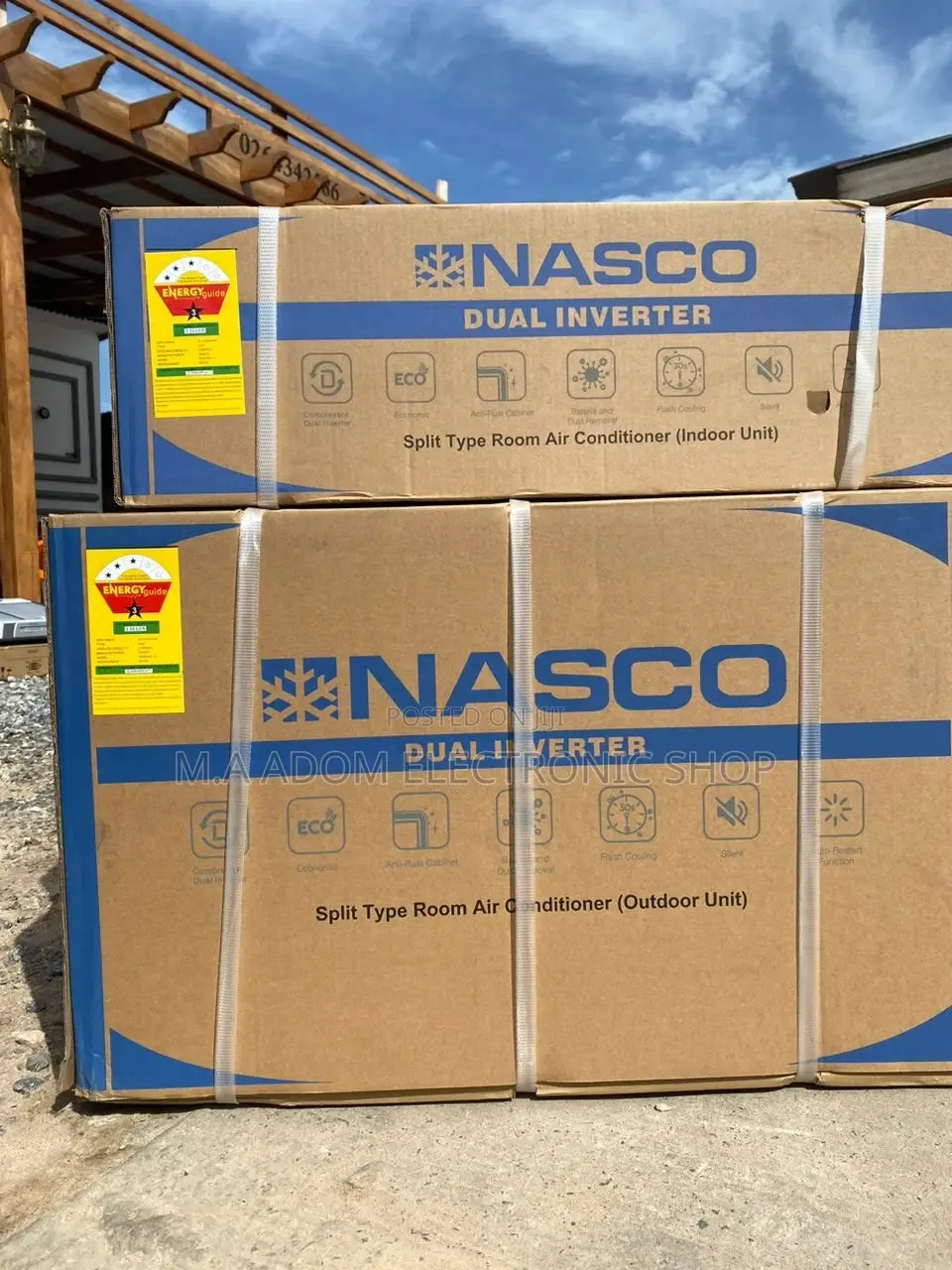 Brand New Nasco 1/5 Dual Inverter AC R410 Gas