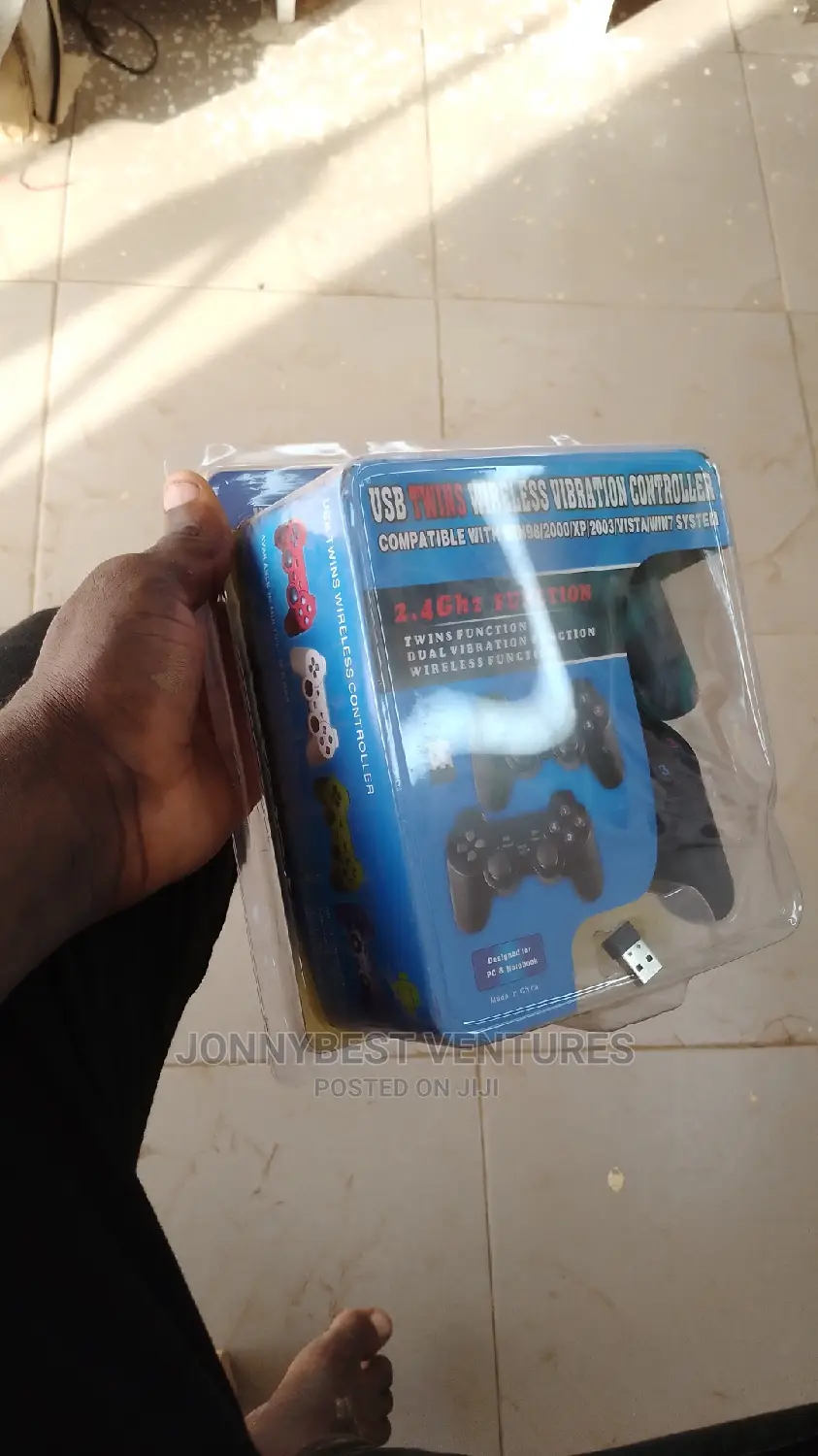 USB Twins Wireless Vibration Pad Controller