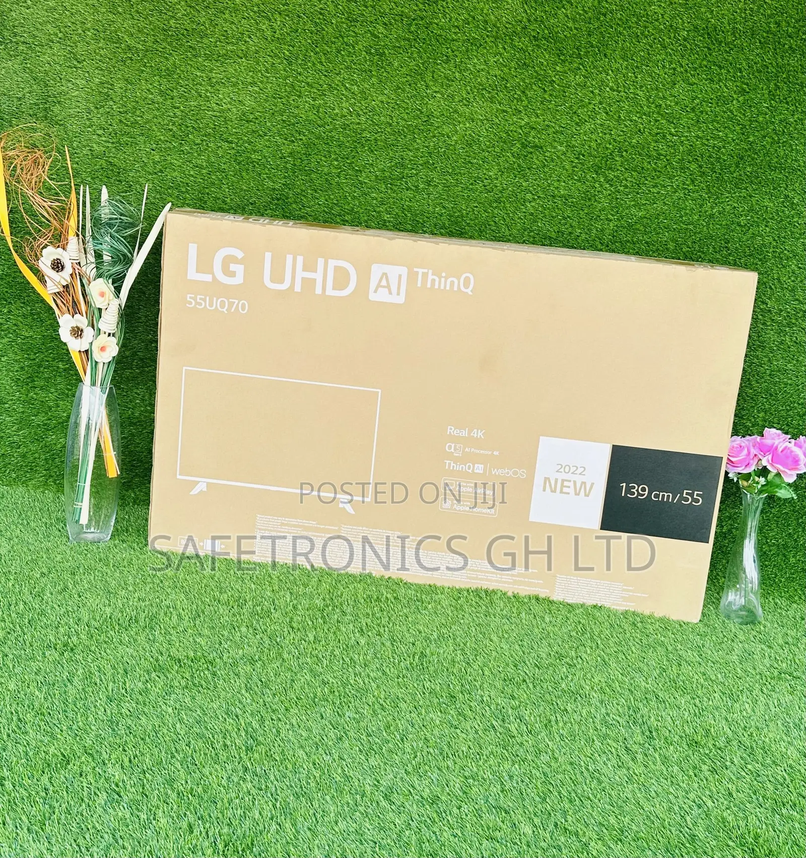 LG Uhd TV 55 Inch Up75 Series, Active HDR Webos Smart