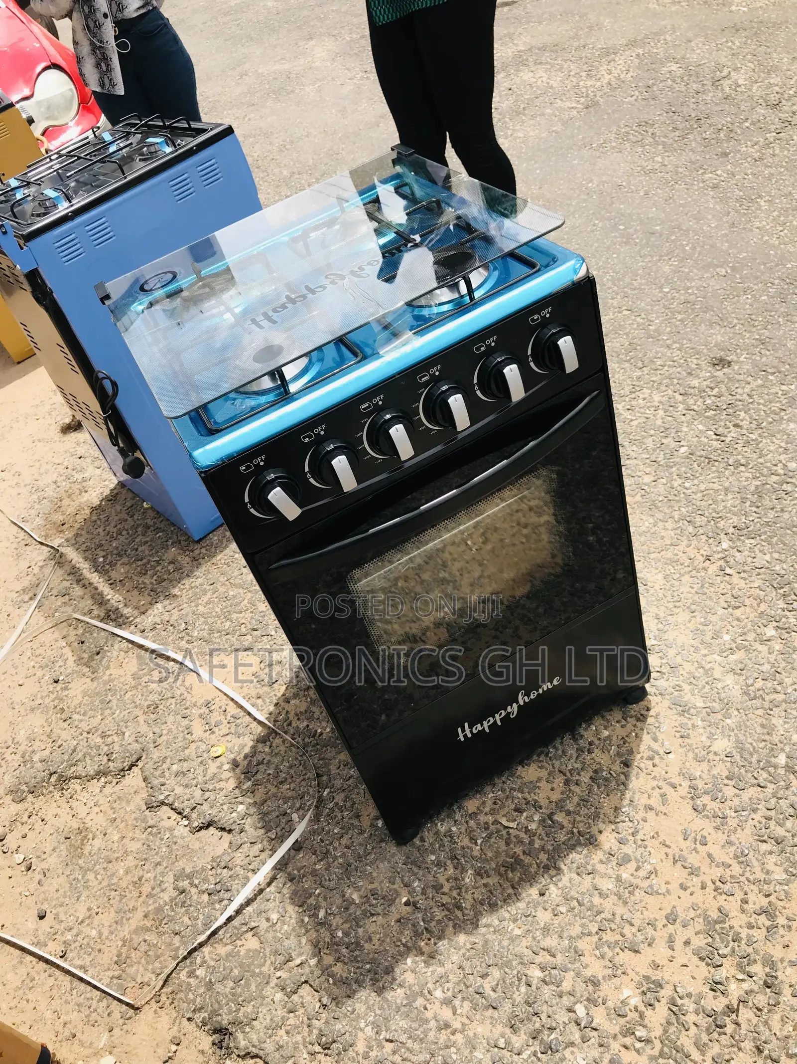 Brand New Happy Home 4 Burner Gas Oven With Grill