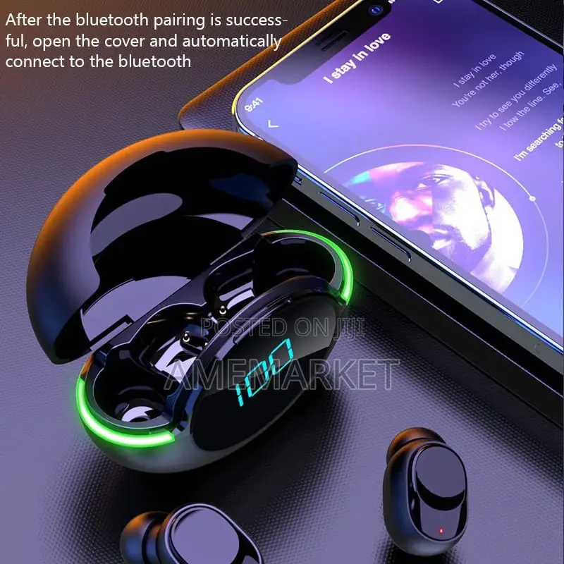 Y80 Wireless Bluetooth Earphones Sport Waterproof Headphones