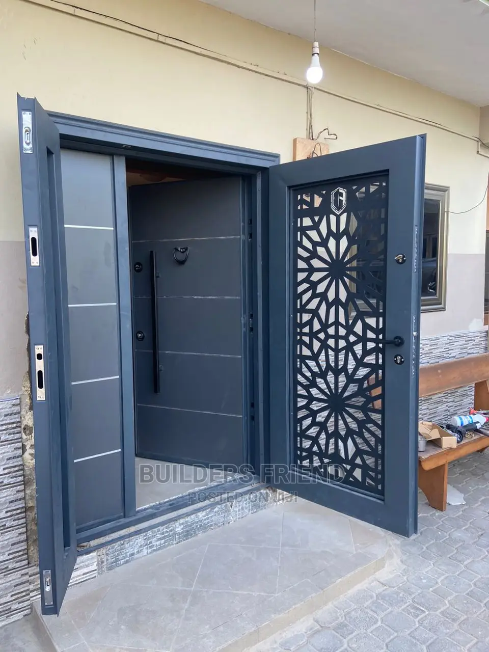 Executive Door in Burglarproof Security Door in Box