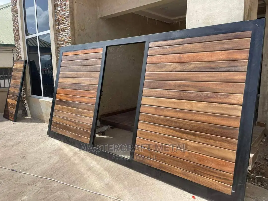 Metal Wood Gate New Design