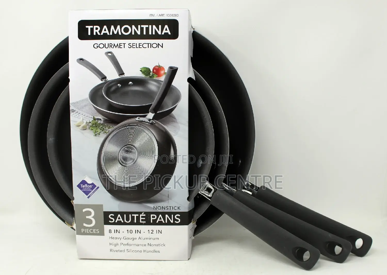 Tramontina Gourmet Selection Non-Stick Saute Pans 3 Count