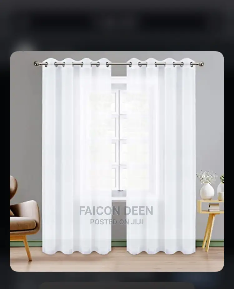 Modern Luxurious Curtains Voile (Available in Diff Colors