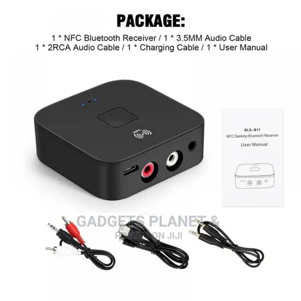 NFC Desktop Bluetooth Audio Receiver Adapter - 5.0