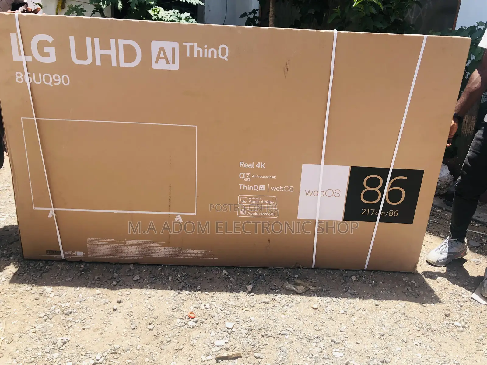 Lg 86” A7 Gen 5 Ai Processor Led Tv