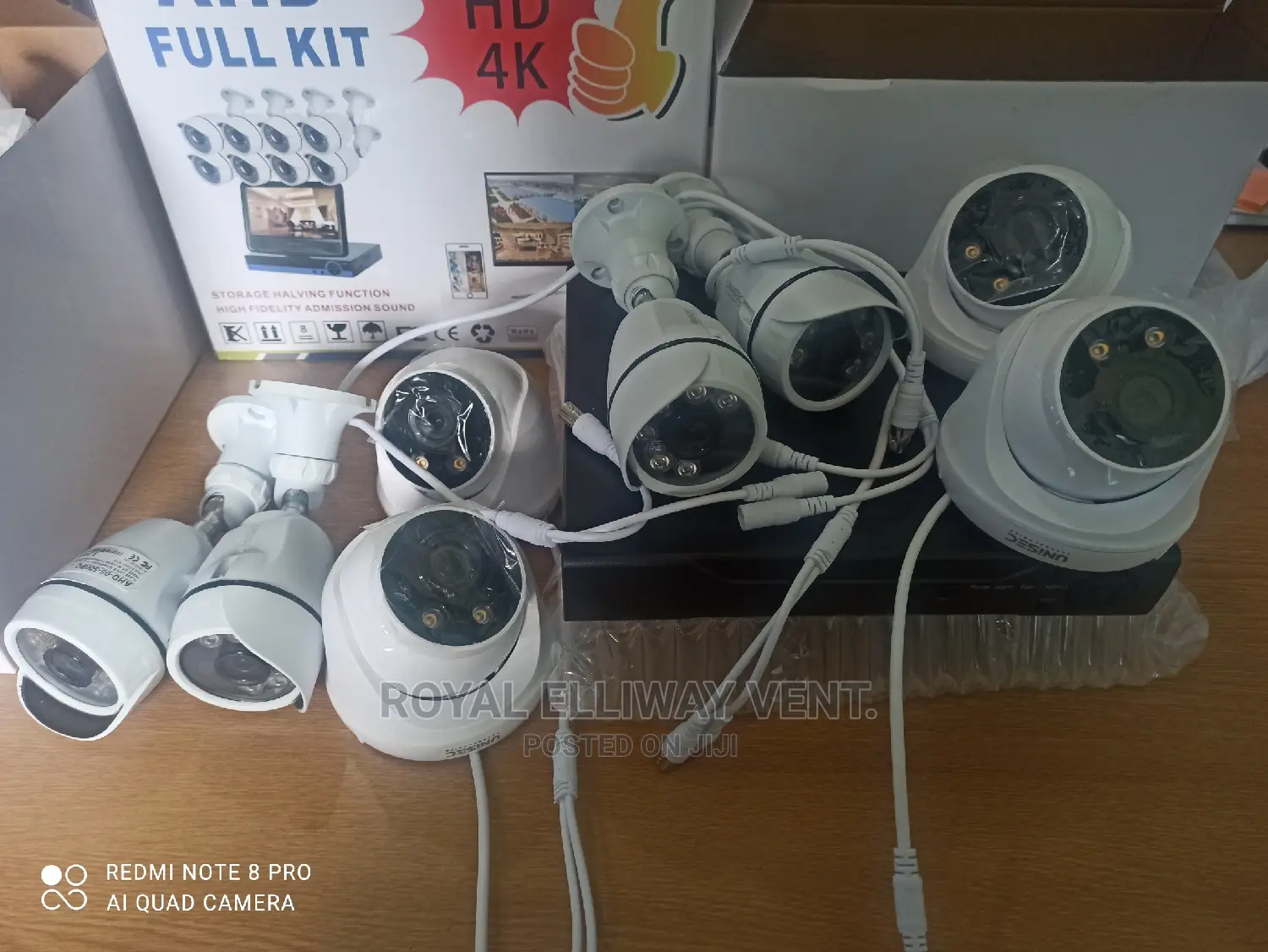 Unisec 8ch Ahd DVR Full Kit