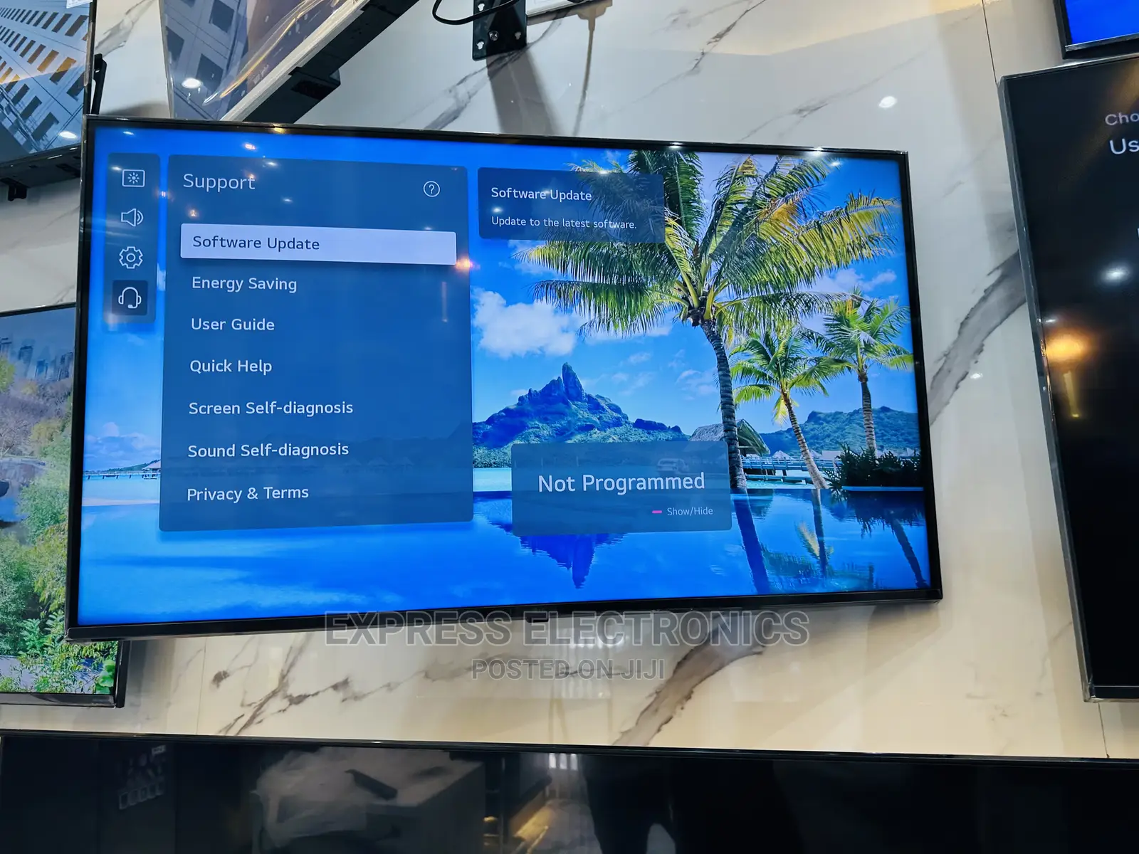 Sleek and Affordable LG UHD Smart 55”Uq80 Tv