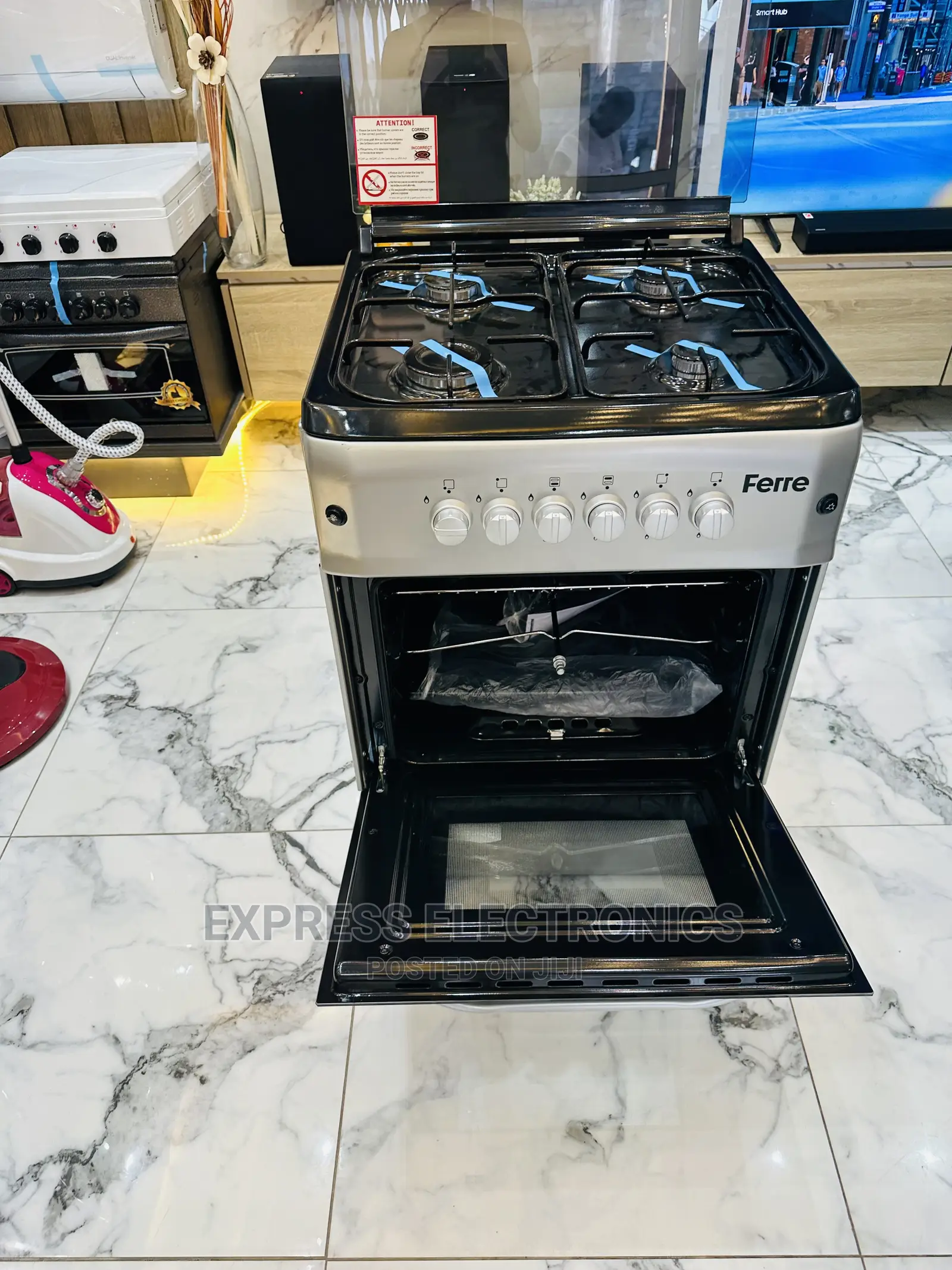 4burner Gas Cooker Ferre 60/60 Auto Ignition