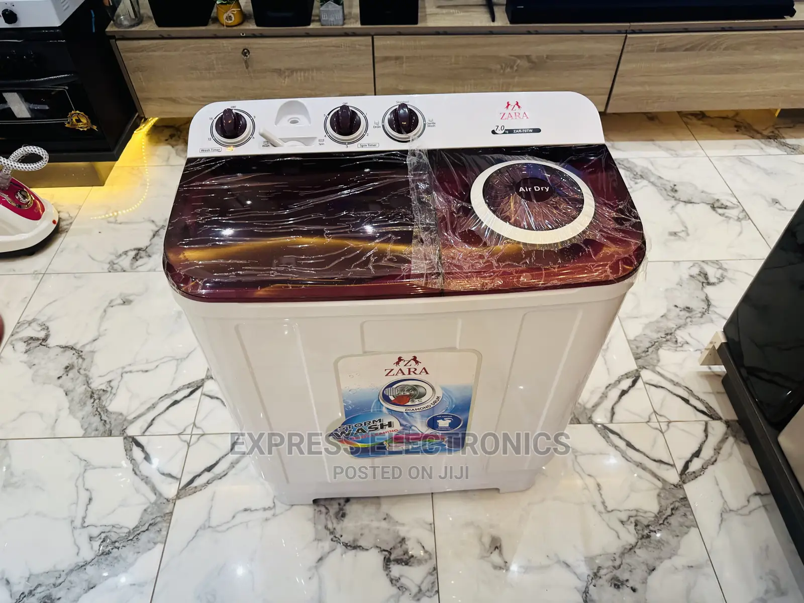 Sleek and Elegant Design WM Twintub Zara 7kg Topload