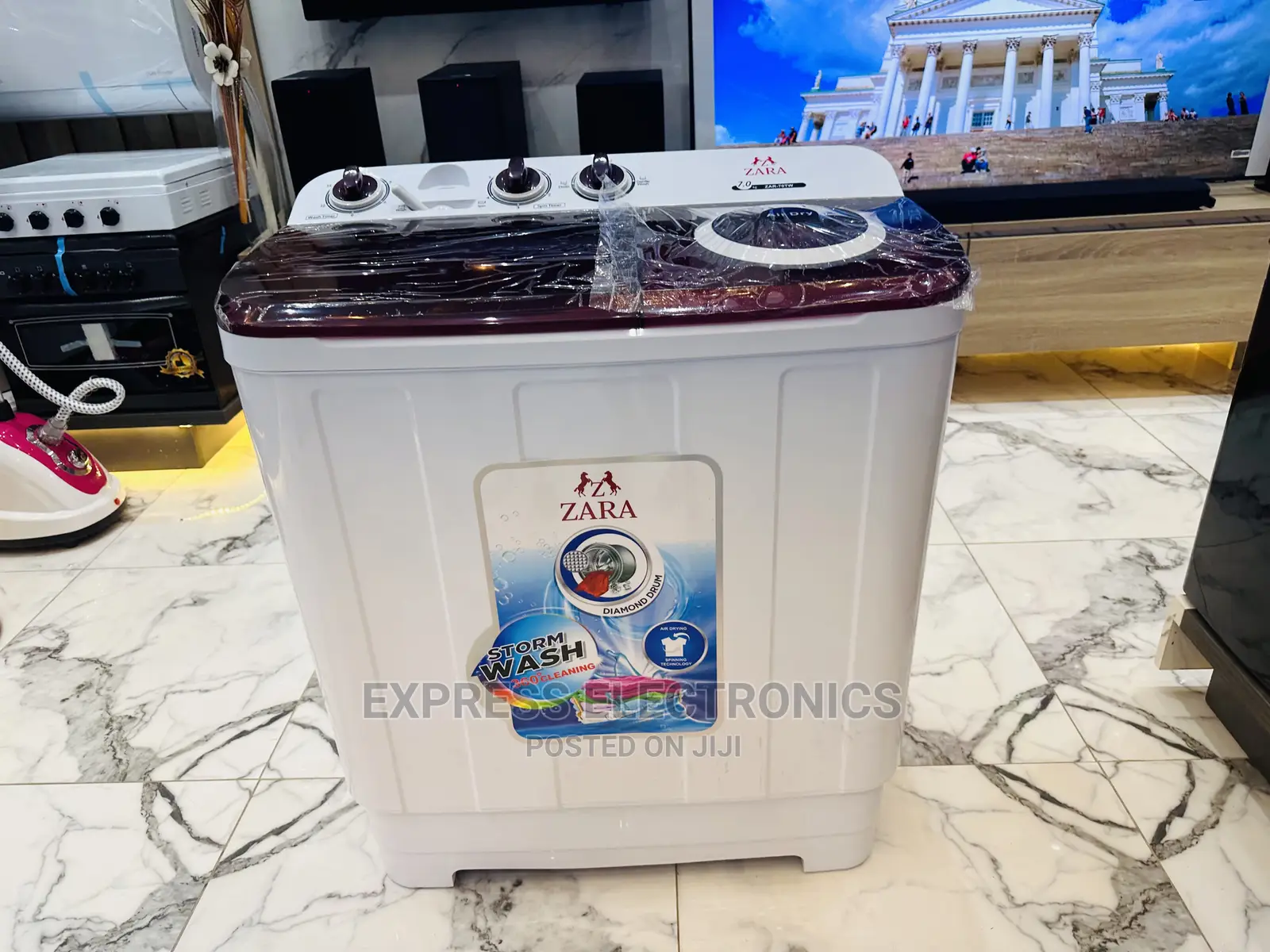 Pure Copper Motor Sleek Zara Topload Washing Machine 7kg