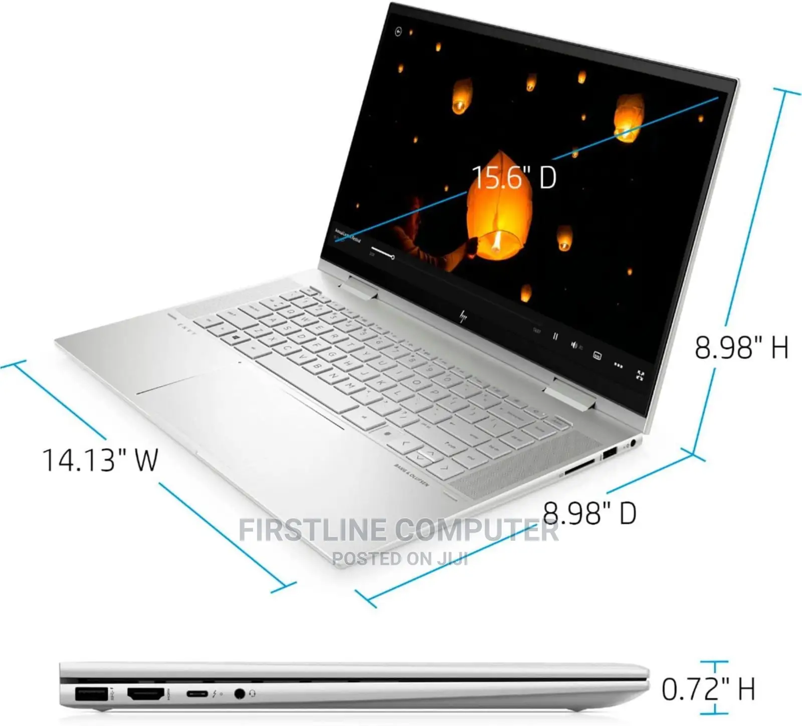 New Laptop HP Envy 15 8GB Intel Core I7 SSD 512GB