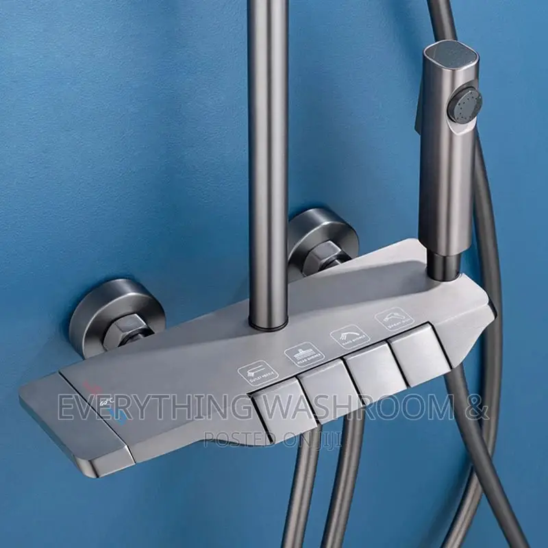 Piano Shower_piano Controls_fast Water Flow Shower_4in1 Set