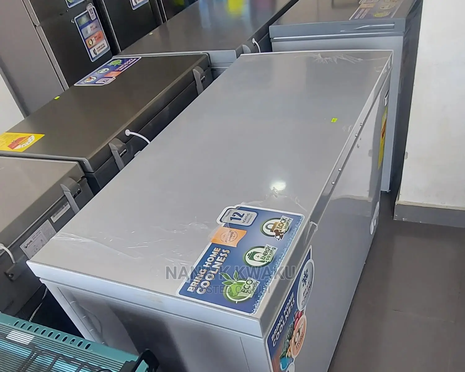 New in Box_nasco 340litres Chest Freezer Silver