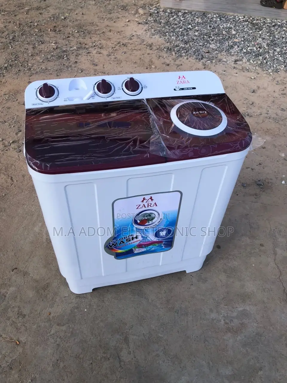 Ok Zara 7kg Top Loading Semi-Automatic Washing Machine