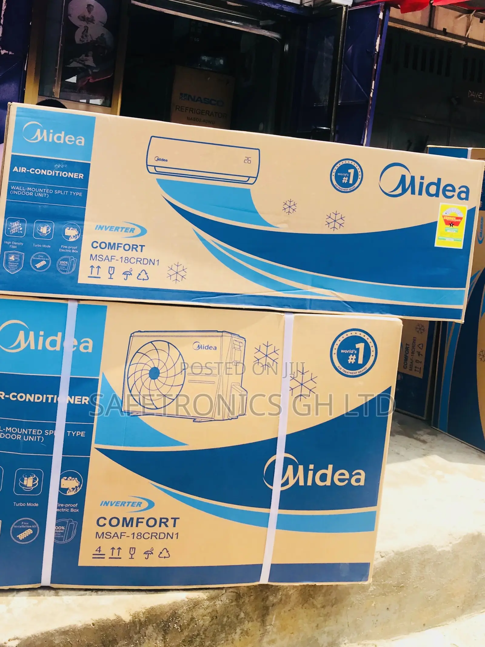 New Midea MSAF-12CRN1 1.5HP R410 Split Air Conditioner