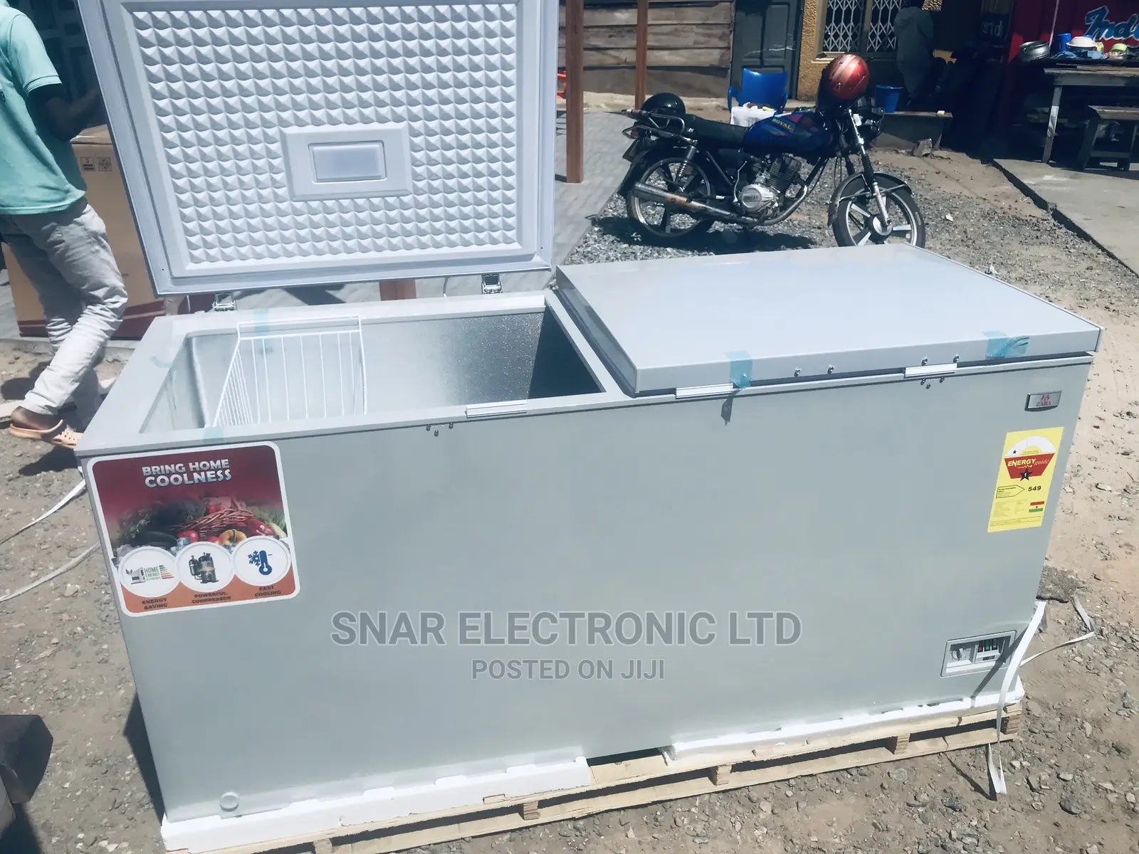 New Zara 460 Liters Double Door Chest Freezer
