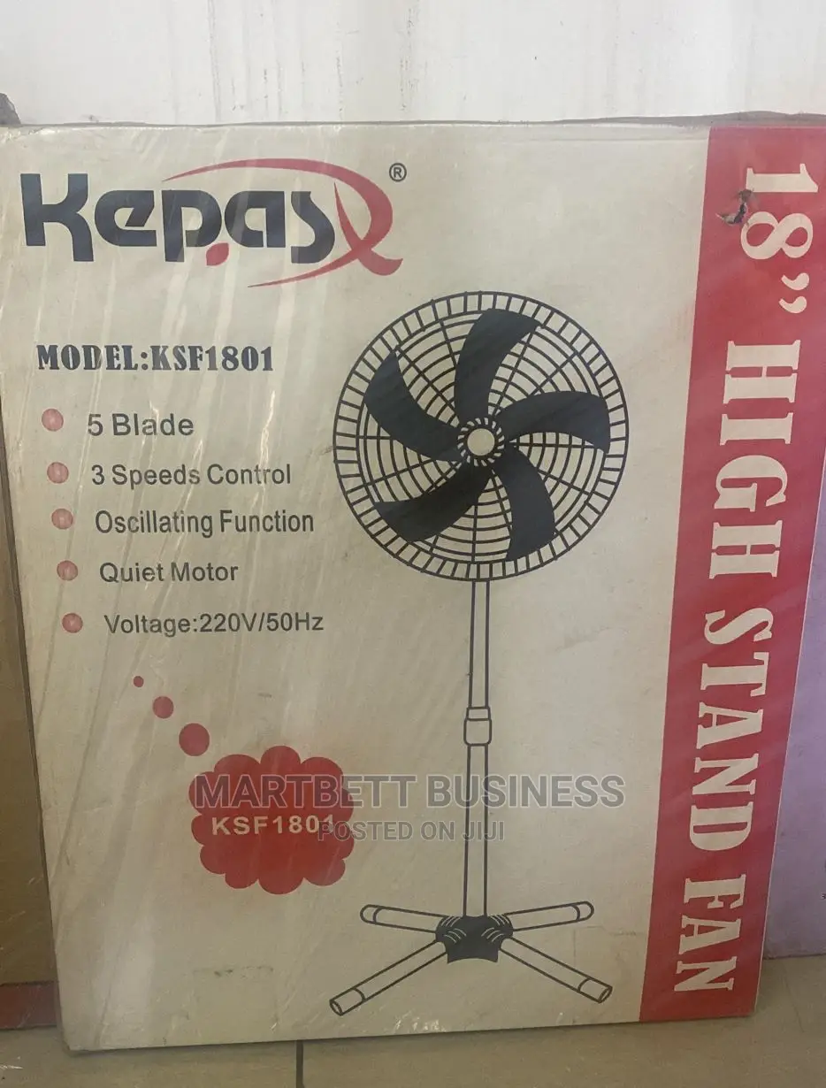 18" Kepas Quality Standing Fan