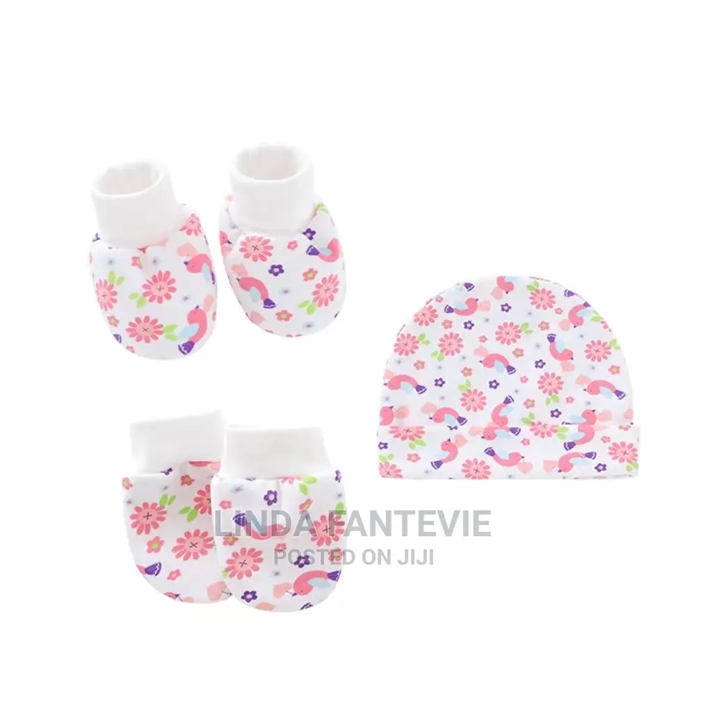 Baby Hat and Mittens Set
