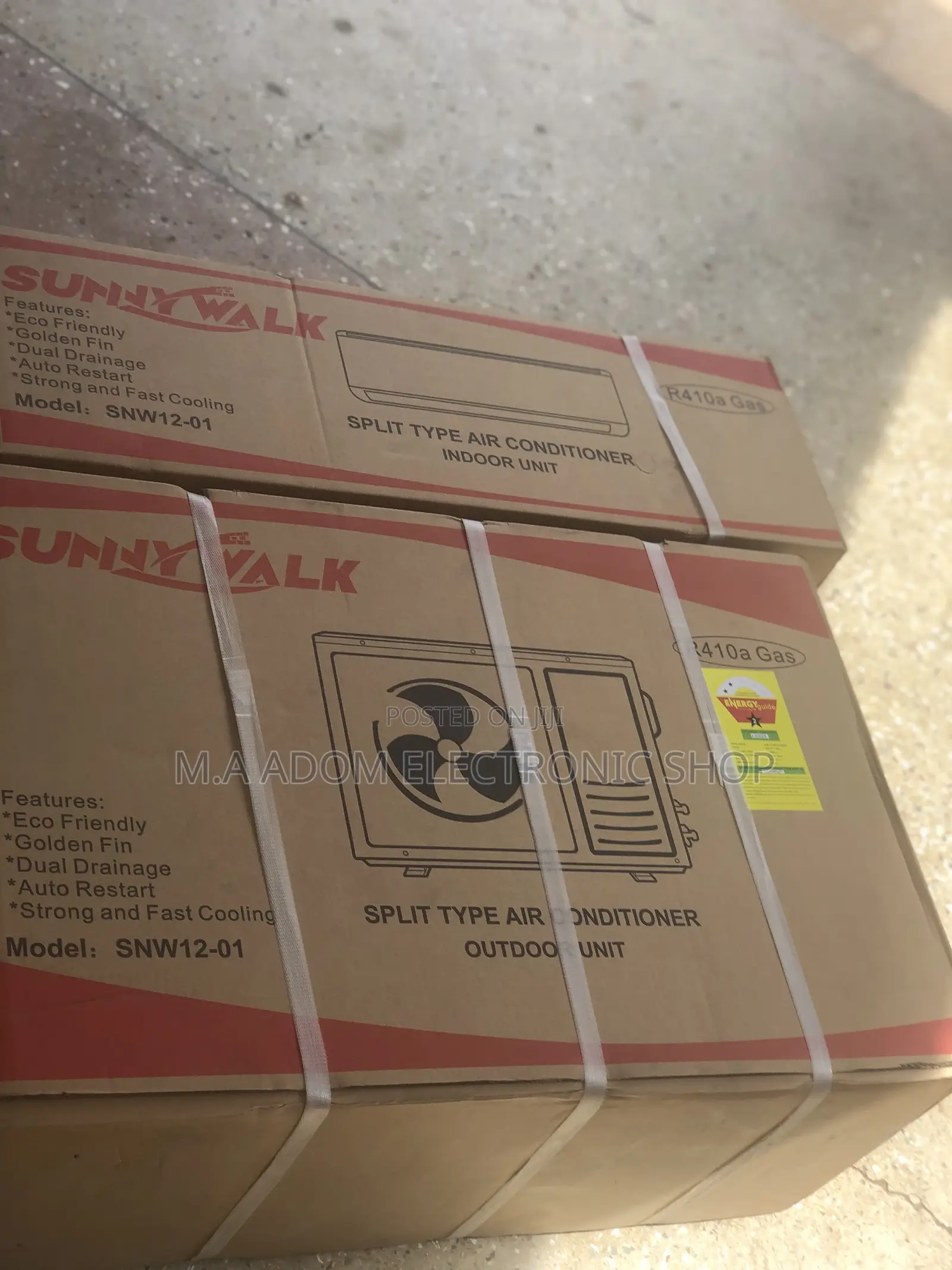Eco Friendly Sunny Walk 1.5 R410 Gas Air Conditioner