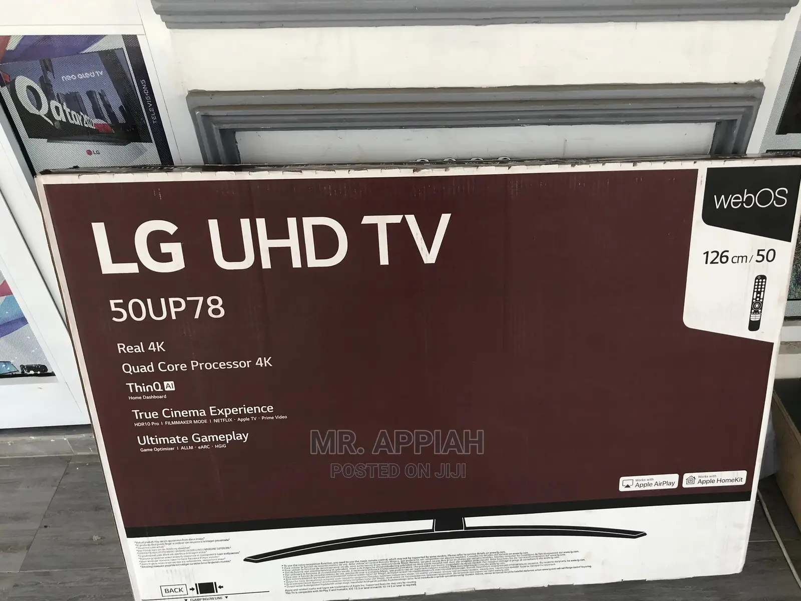 Experience Great Content on LG Smart Tv (50UP7800)