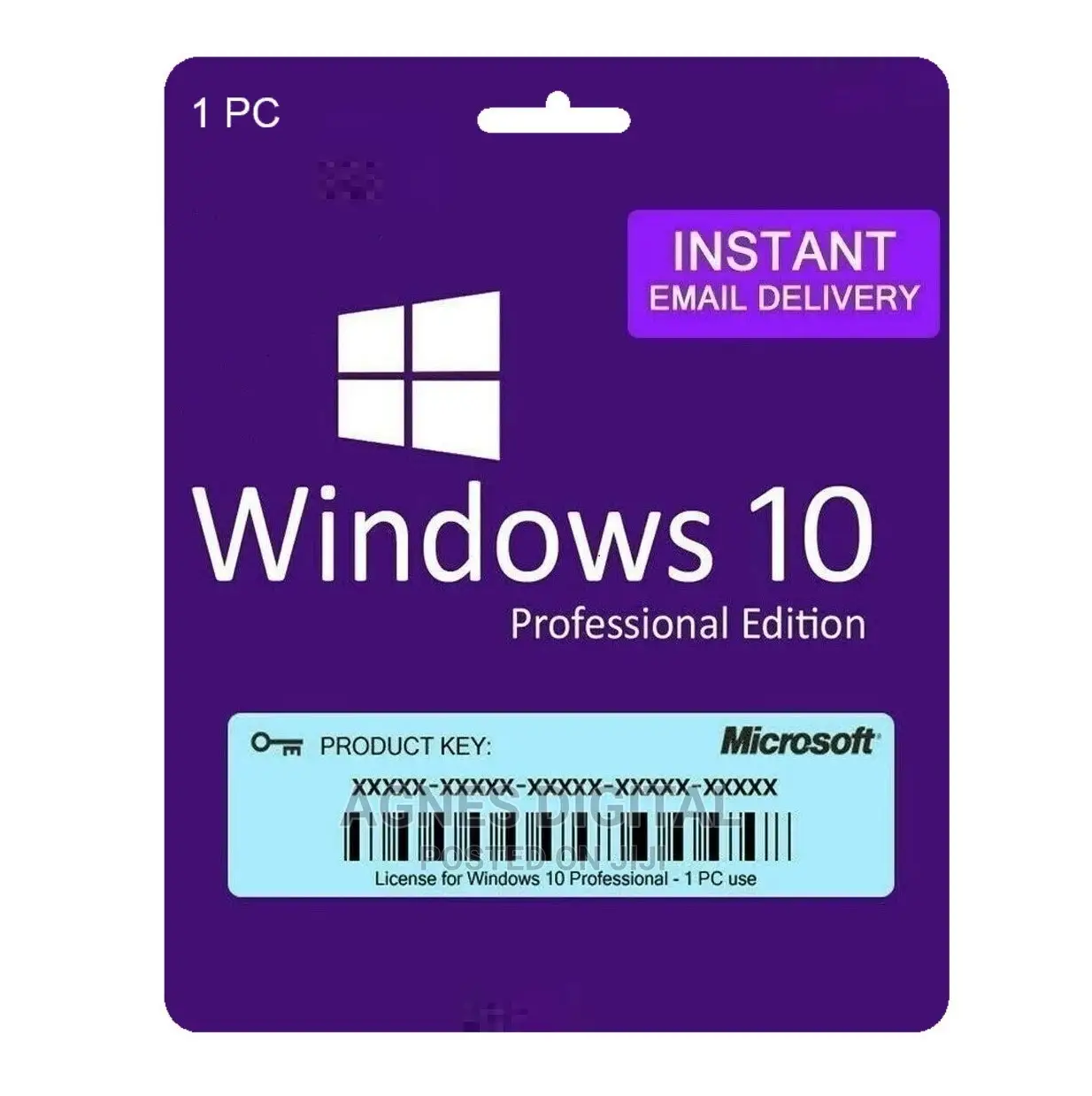 Windows 10 Professional Digital Licence | Genuine Code | 1PC