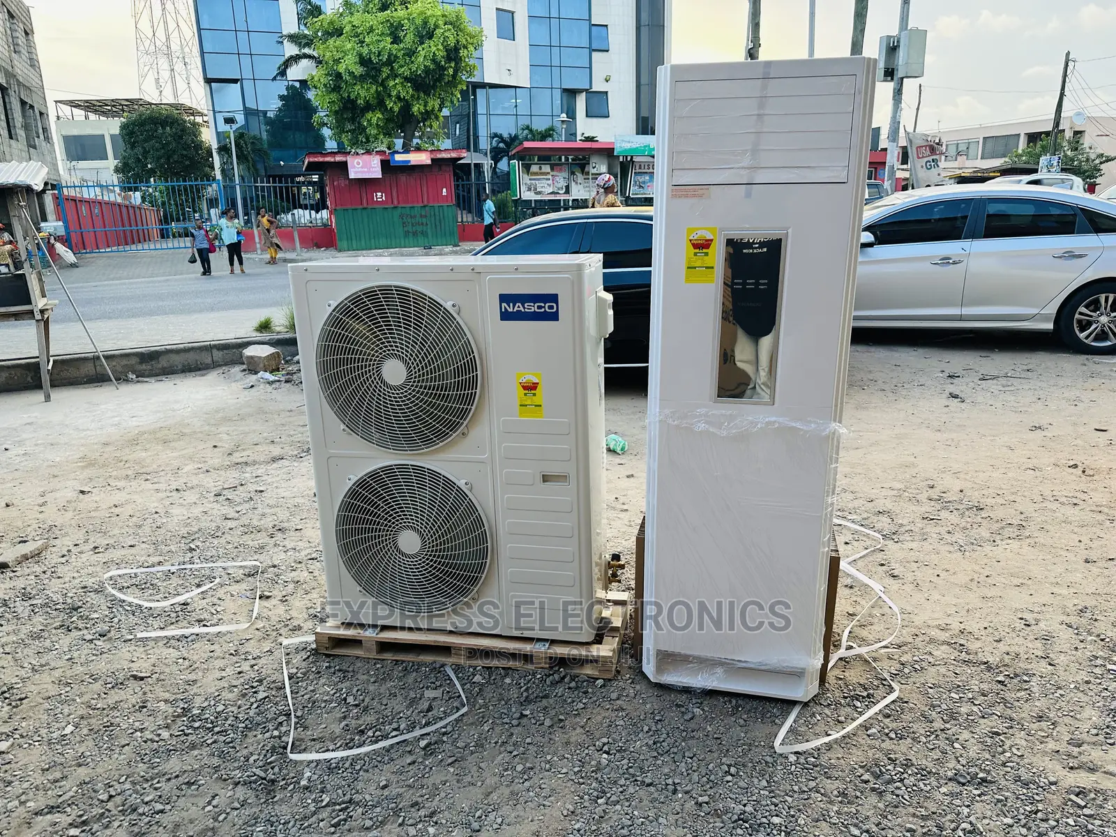 Beat the Heat Wit Nasco Floor Standing Split 5.0hp AC