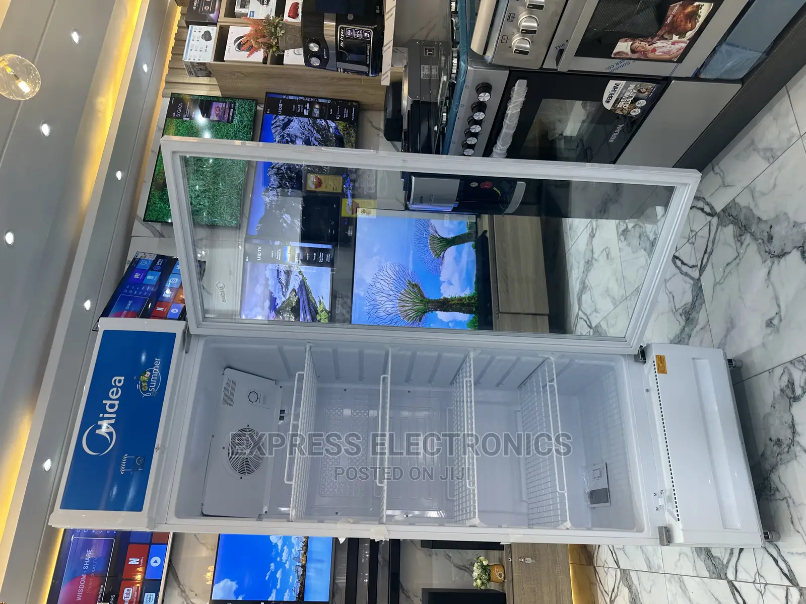Stylish Design Midea Display Fridge 400L MDRZ432FZG21