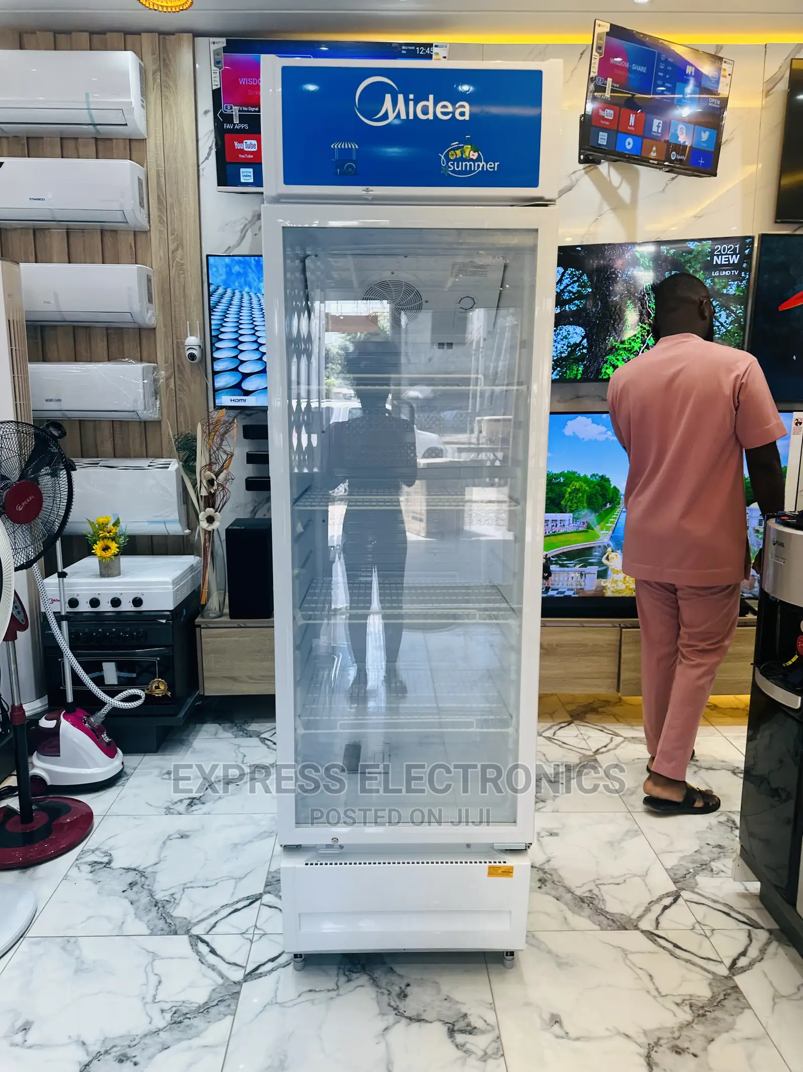 Frost Free Midea 400L MDRZ432FZG21 Display Fridge