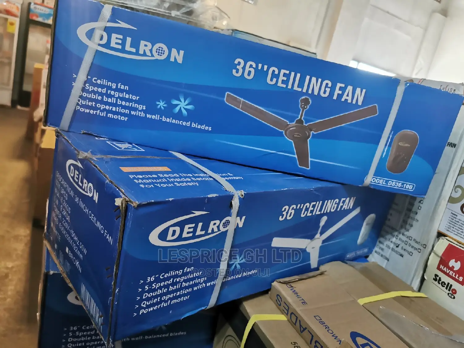 Fresh Delron Ceiling Fan 36 "