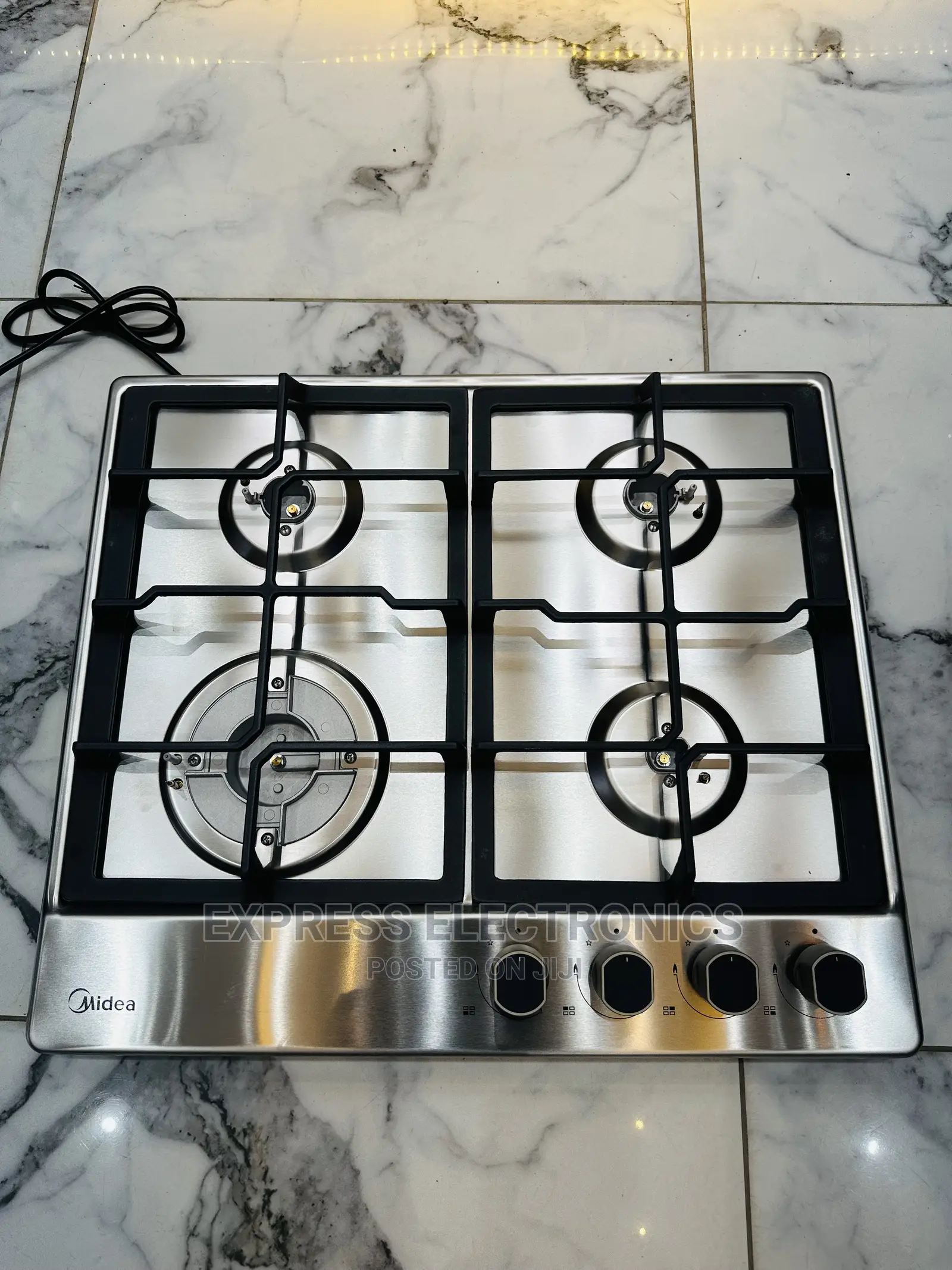Stainless Steel Hob Gas Cooker Inbuilt Midea 60G40ME 4b