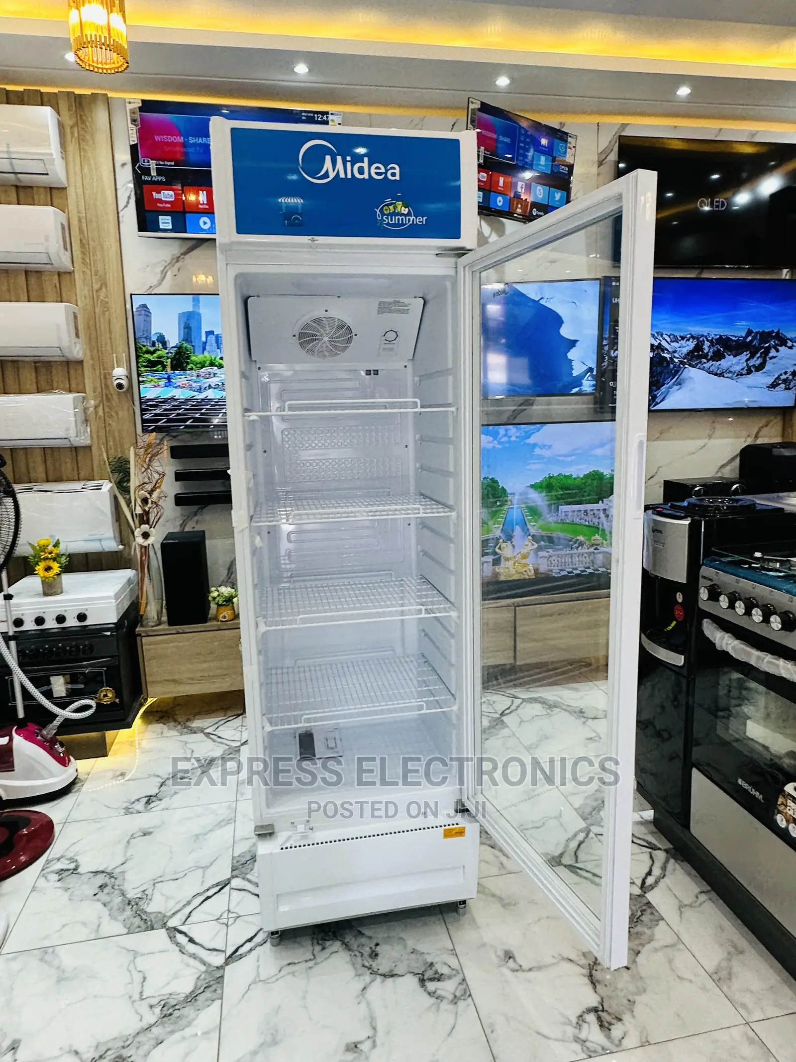 Midea 400ltr Single Door Display Fridge (Mdrz432fzg21)