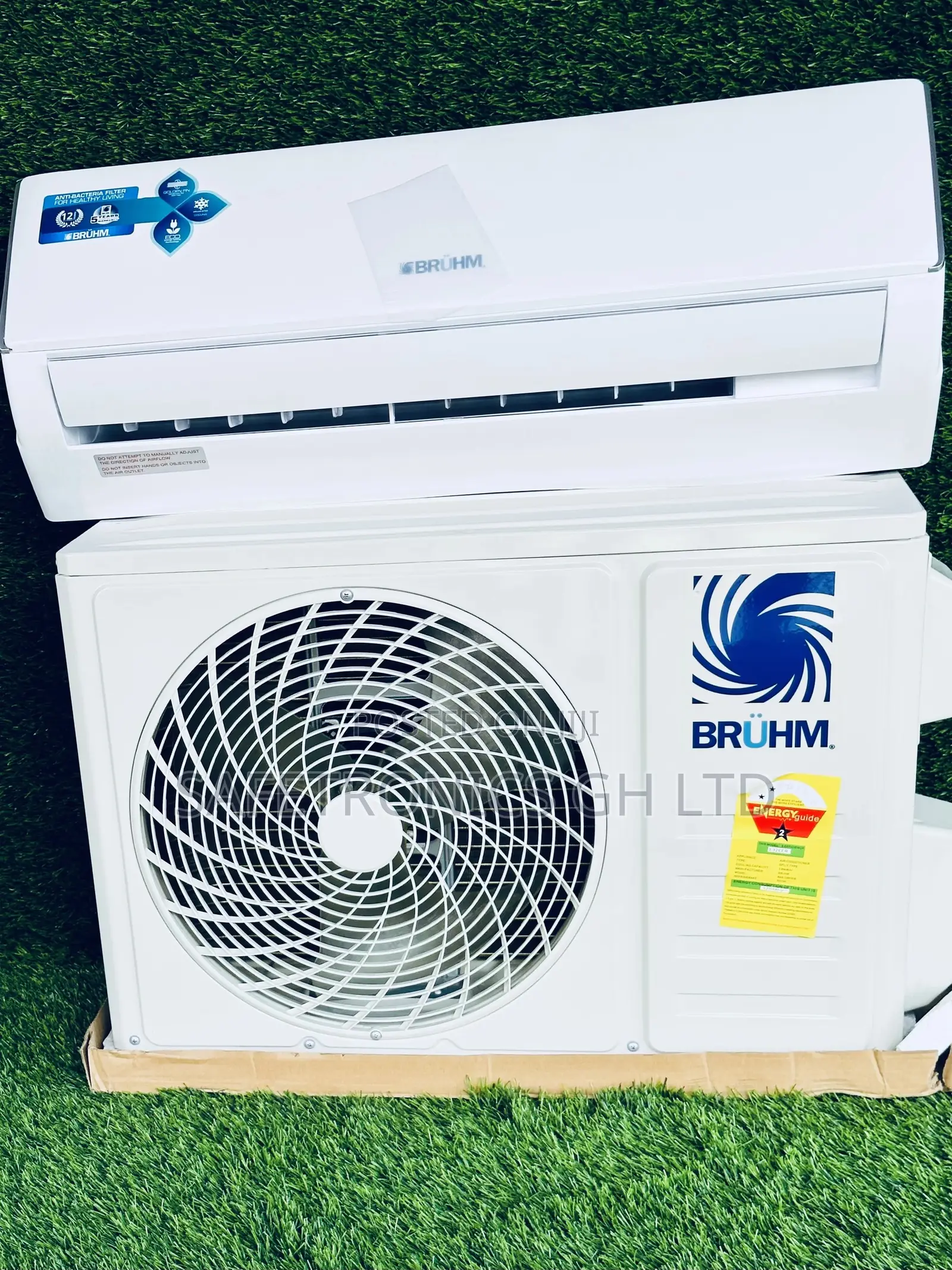 Brand New Bruhm 2.0HP R410 Gas Air Conditioner Spilt