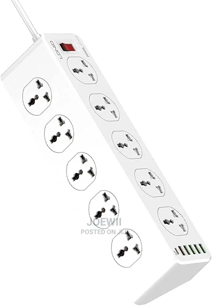 Ldnio 10 Outlets Sockets 6 USB Port