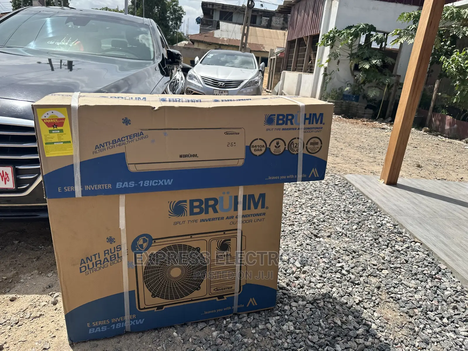 LED Display Function Split R410 Gas 2.0hp Bruhm