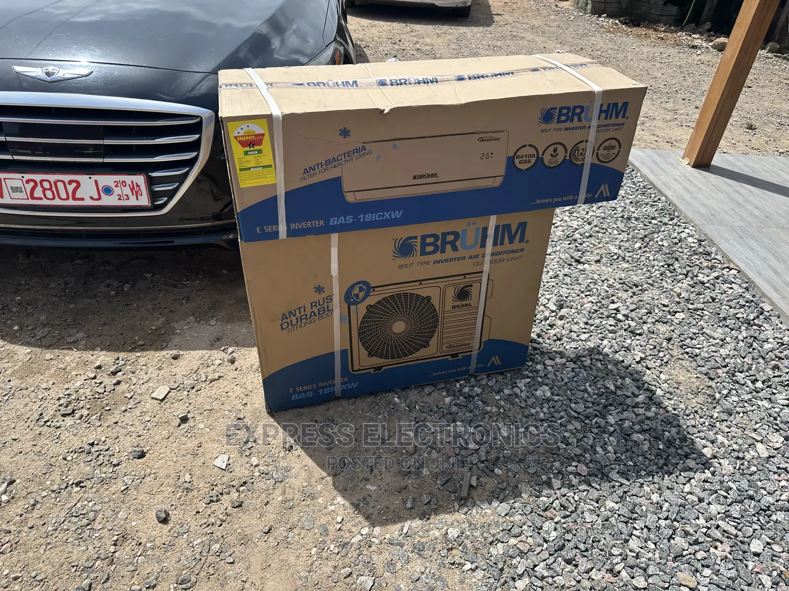 Bruhm 1.5hp Split LED Display Function R410 Gas