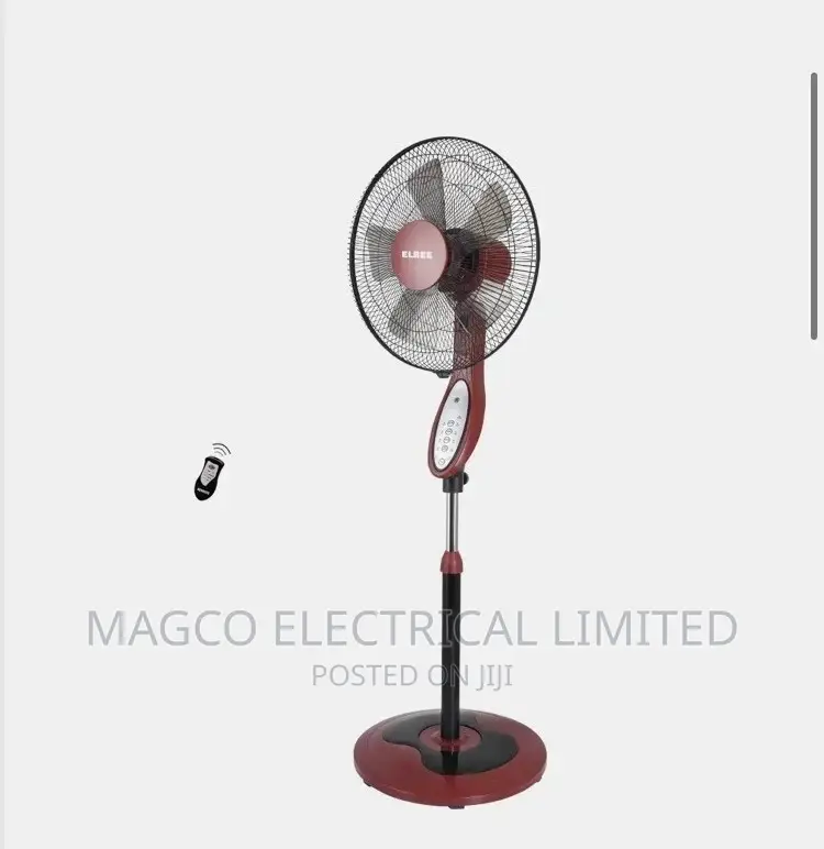 New Elbee Remote Standing Fan