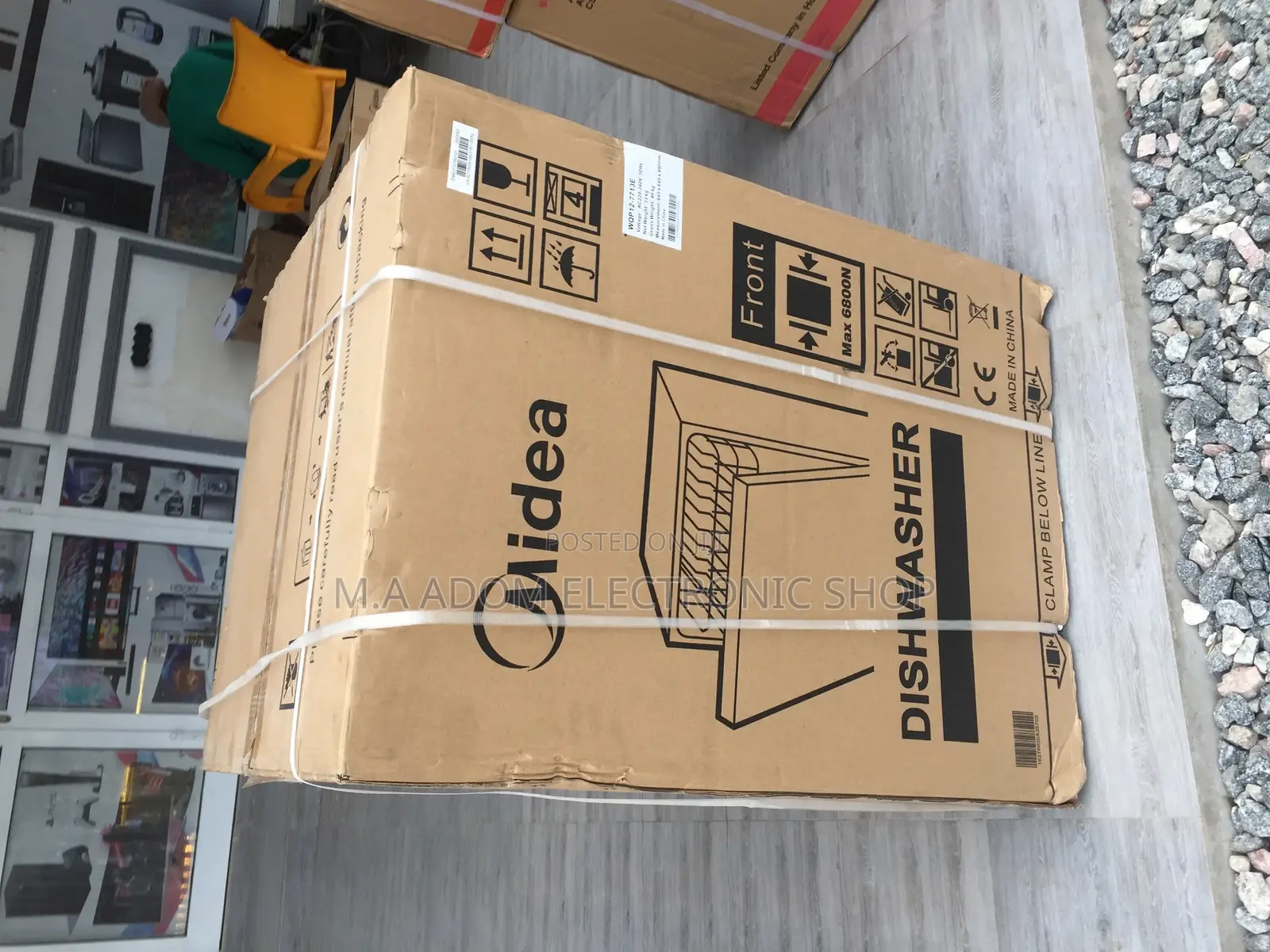 The Available Midea 12 Plates Dishwasher [WQP12-7713E]