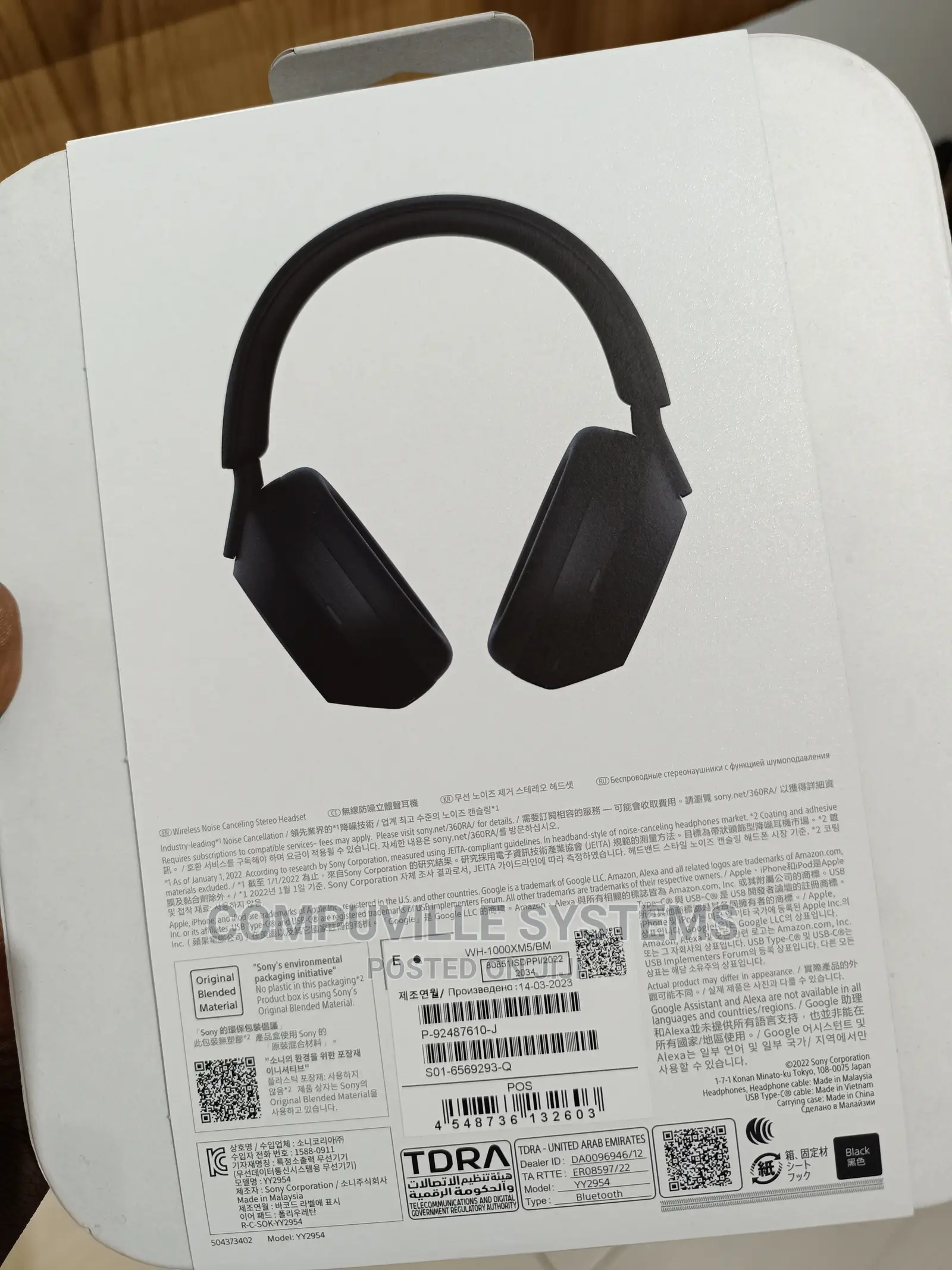 Sony Wh-1000m5 Wireless Headphone